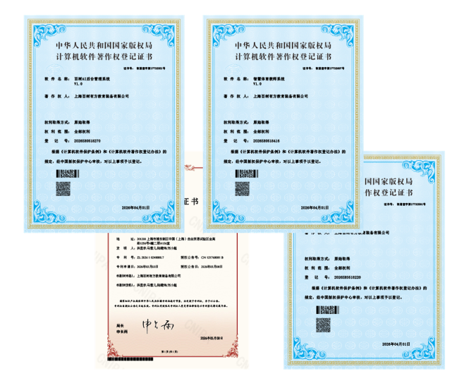企业认证与专利证书展示